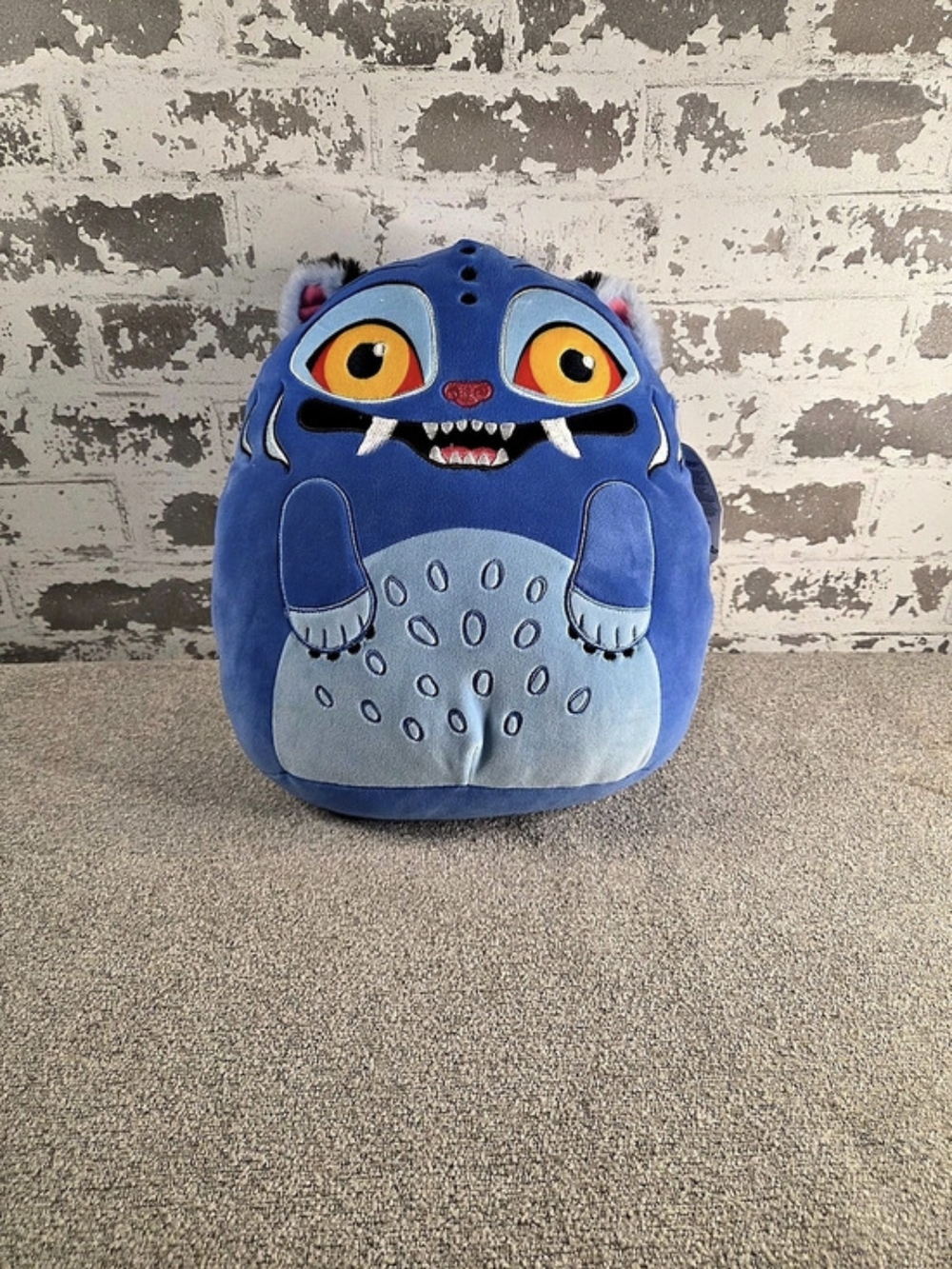 Squishmallows KPop Demon Hunters Derpy Plush 12" NWT Netflix Blue Tiger